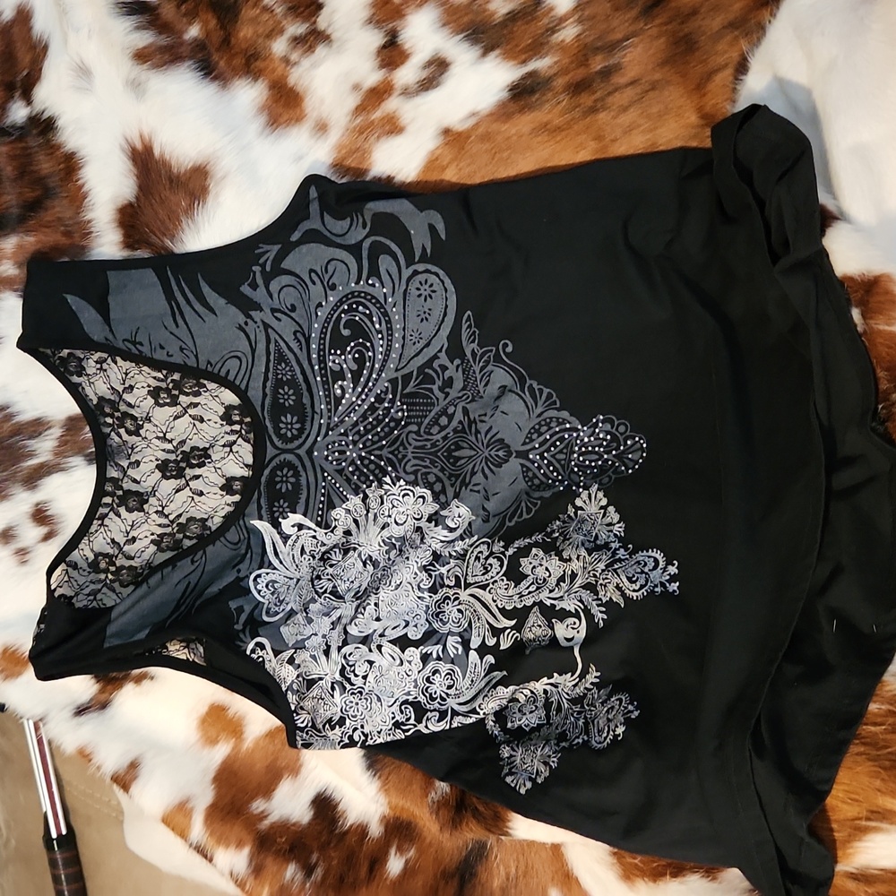 Paradiso Plus Sleeveless Top Sz 3x